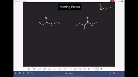 36: Naming esters - YouTube