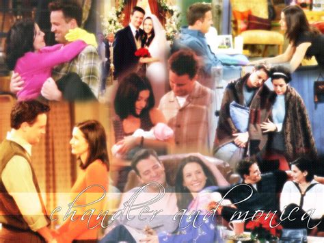 Monica & Chandler (Friends) - Monica and Chandler Wallpaper (967557 ...