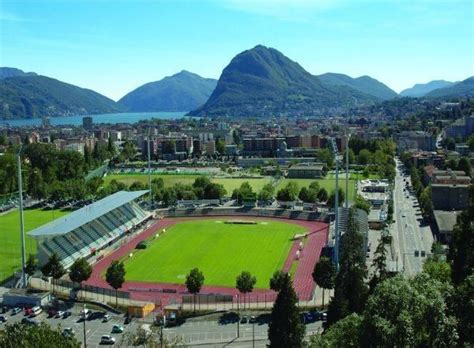 Cornaredo Stadium, Lugano Fc Switzerland. Beautiful setting !!! Football Stadiums, Lugano ...