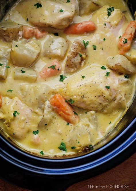 Crock Pot Creamy Ranch Chicken - Maria's Mixing Bowl