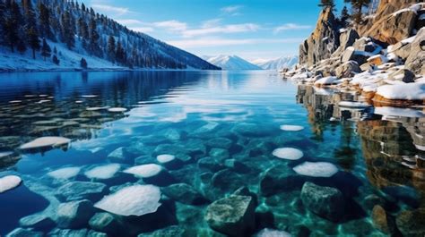 Premium AI Image | lake baikal russia