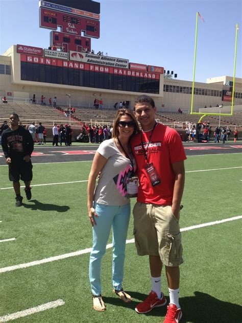 Patrick Mahomes And Mom At Texas Tech Spring Game. Patrick Committed ...