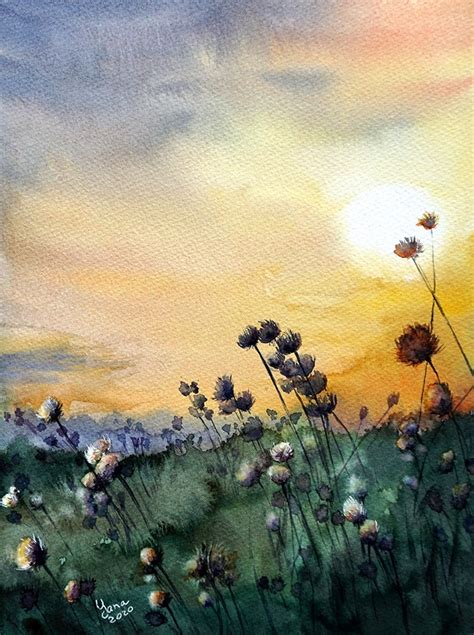 Watercolor Sunset Class - Watercolor Painting Academy