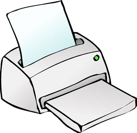 Inkjet Printer Clip Art at Clker.com - vector clip art online, royalty ...