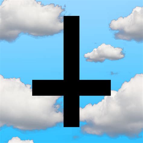 Antichrist Upside Down Cross And Clouds Background by PheksyBloo on ...