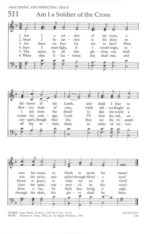 The United Methodist Hymnal 511. Am I a soldier of the cross - Hymnary.org