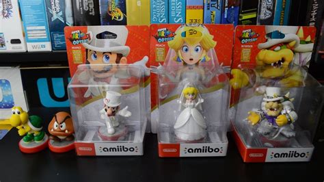 Amiibo review: Wedding Mario, Peach & Bowser - YouTube