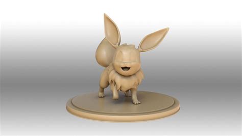 Eevee - Pokemon 3D model 3D printable | CGTrader