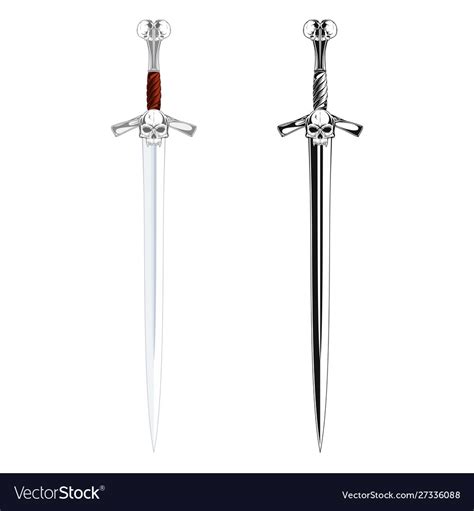 Knight sword Royalty Free Vector Image - VectorStock