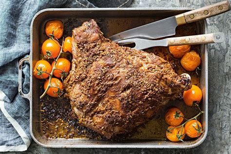 Spice-rubbed roast leg of lamb - Recipes - delicious.com.au