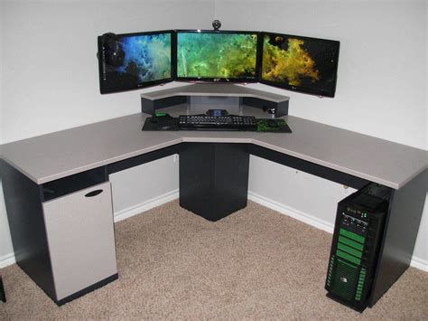 Clean Battlestation | Diy computer desk, Home office design, Computer desk setup