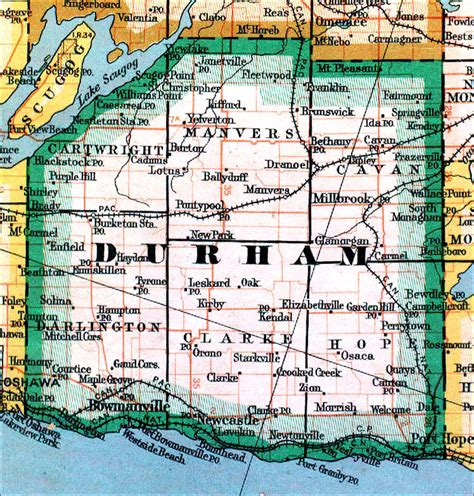 The Changing Shape of Ontario: County of Durham