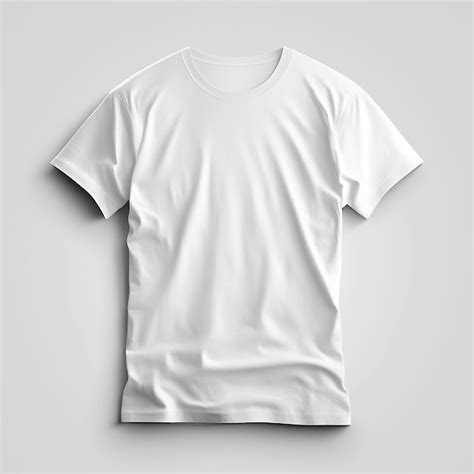 Premium Photo | Plain white t-shirt mockup photo