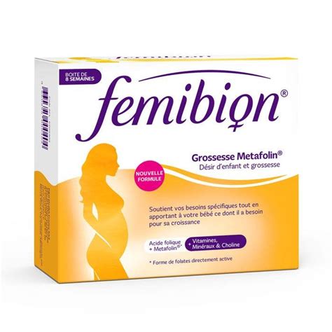 Pregnancy Metafolin - 60 Capsules 56 comprimés-Désir d'enfant et grossesse Femibion - Easypara