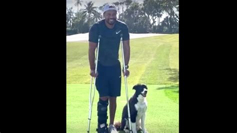 Tiger Woods shares first photo since car accident two months ago ...