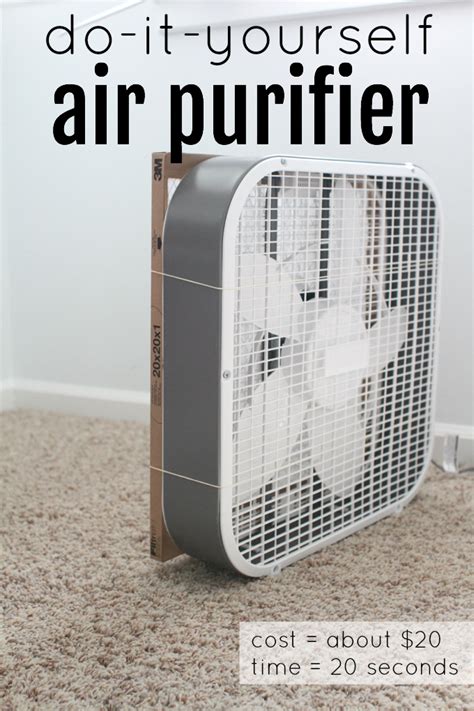 DIY Air Purifier - Paintbrushes & Popsicles