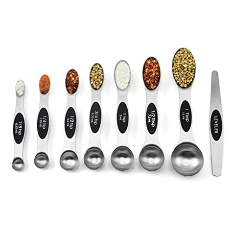 Magnetic Measuring Spoon Stainless Steel Measuring Spoon Set, Measure ...