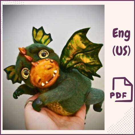 Dragon Sewing Pattern, Figure Stuffed Animal, Pattern Pdf-dragon, Plush ...