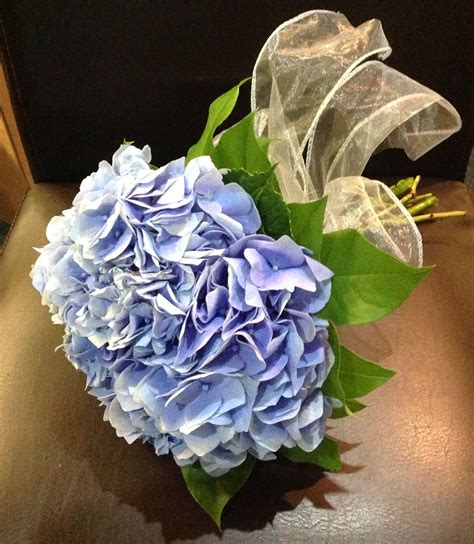 Blue hydrangea bouquet | Blue wedding bouquet, Blue hydrangea bouquet, Hydrangea bouquet