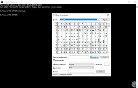 Abrir Mapa de Caracteres Windows 10 - Solvetic