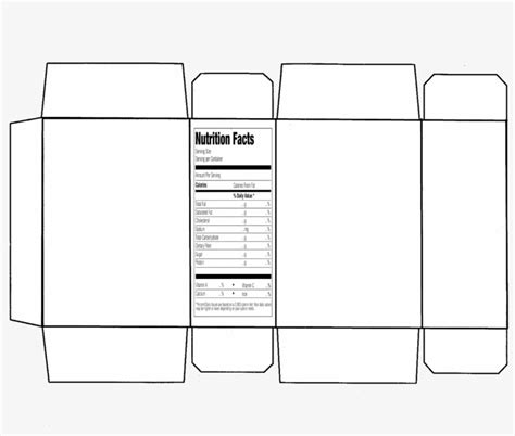 Here Is A Copy Of The Png Cereal Box Template - Cereal Box Template Png ...