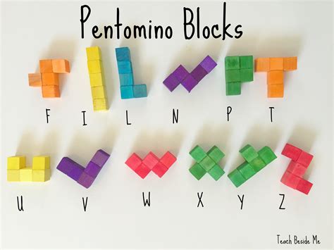 Pentomino Blocks - A STEM Math Game - Teach Beside Me