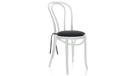 Vienna White Wood Dining Chair | Crate and Barrel