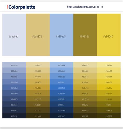 2 Latest Color Schemes with Harvest Gold And Luxor Gold Color tone ...