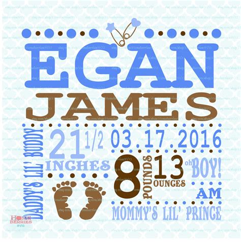 Free Printable Free Birth Announcement Template Svg - Printable ...