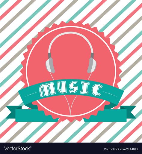 Music lifestyle Royalty Free Vector Image - VectorStock