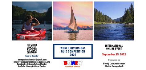 World Rivers Day Quiz Competition 2022, Online, 25 September 2022