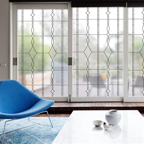 Allure Leaded Glass | Privacy Window Film (Static Cling) | Window Film World