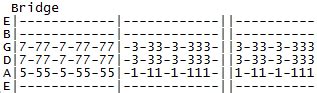 Glycerine guitar tabs & Chords by Bush