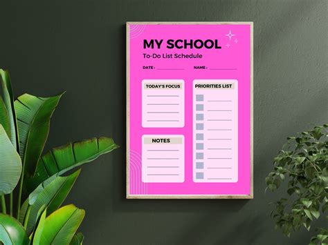 Printable Daily Planner, Editable to Do List for Kids, Printable To Do ...