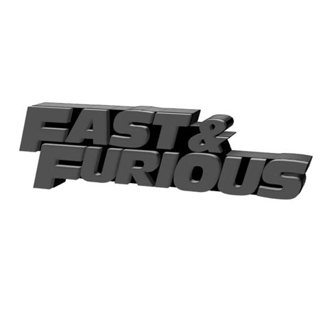 STL file 3D MULTICOLOR LOGO/SIGN - Fast & Furious 🎬 ・3D print design to ...