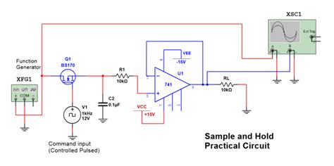 Sample And Hold Circuit | Sample And Hold Circuit Using Op-amp Working