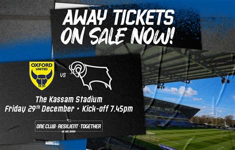 Away Ticket Information: Oxford United - Blog - Derby County