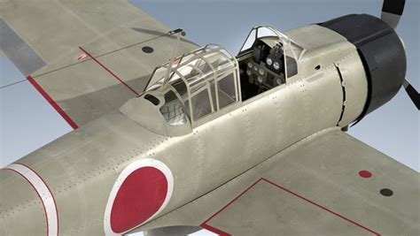 Mitsubishi A6M2 Zero 3D model - TurboSquid 1837043