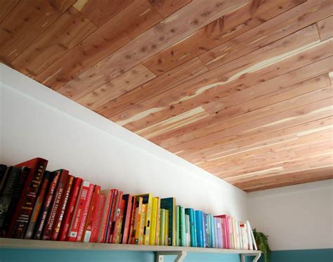 How to install a tongue & groove cedar plank ceiling