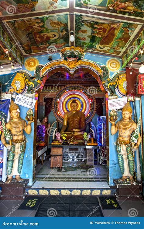 A Colourful Buddhist Shrine at the Kataragama Temple Complex in Sri Lanka. Editorial Image ...