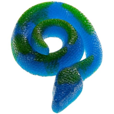 Giant Gummy Snake-Blue Raspberry & Green Apple - Walmart.com - Walmart.com