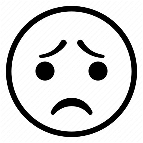 Free Sad Face Outline Download Free Sad Face Outline Png Images Free ...