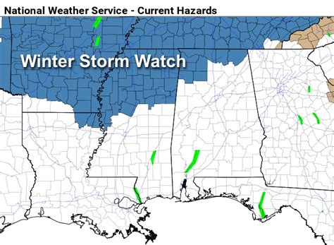 Winter storm watch issued for north Alabama, snow, icy roads could ...