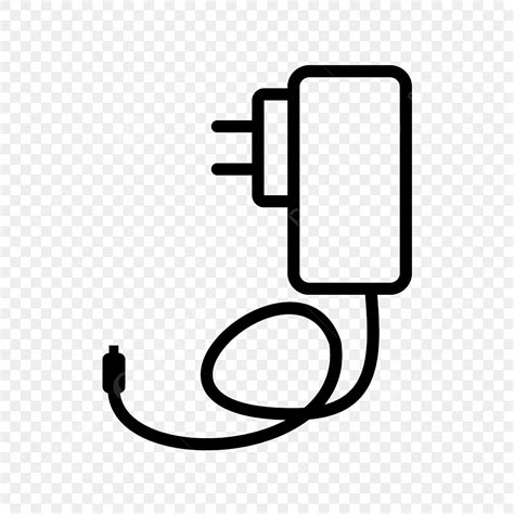 Mobile Phone Charger Vector Hd Images, Vector Mobile Charger Icon, Mobile Icons, Charger, Charge ...