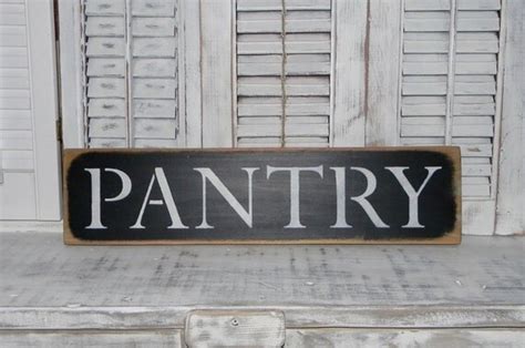 Pantry Sign Wall Decor Rustic Country Home Decor Signs