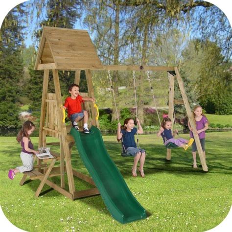 Plum Kids Outdoor Play Equipment w/ Swings Slide | Kids outdoor play ...