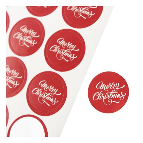 Red Merry Christmas Envelope Stickers 15 Pack | Hobbycraft