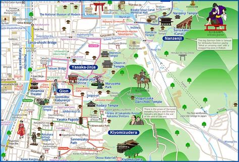 KYOTO Gion・Kiyomizudera・Ginkakuji Tourist Map｜sightseeing map map＆news ...