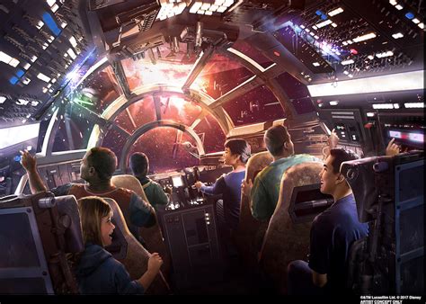 The First Look At Disney's New Star Wars Millennium Falcon Ride