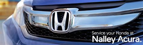 Service your Honda vehicle at Nalley Acura in Marietta, GA.